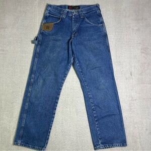 Wrangler Riggs Jeans Men’s 29x30 Dura Shield Denim Carpenter Workwear